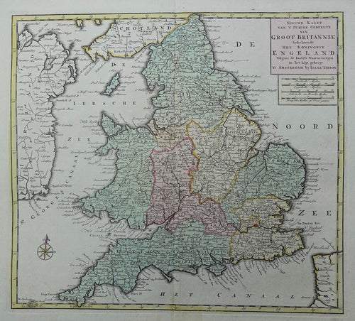 Engeland British Isles England  - I Tirion - 1764