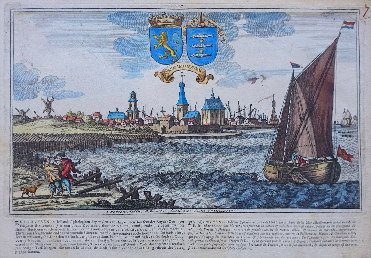 Enkhuizen - J Peeters & C Bouttats - 1674