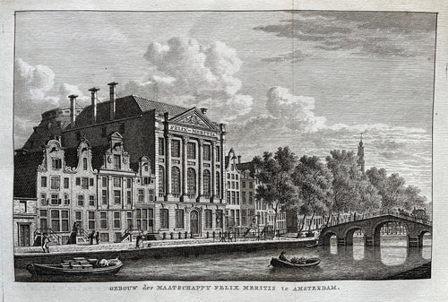 Amsterdam Keizersgracht Felix Meritis - KF Bendorp - 1793