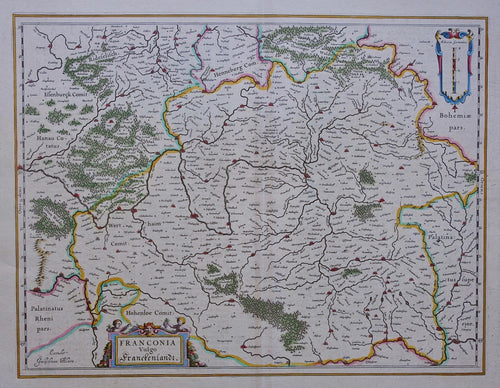 Duitsland Franken Nürnberg Bamberg Germany - Willem en Joan Blaeu - 1644