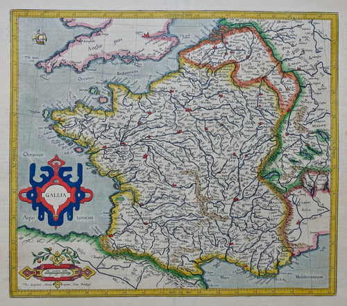 Frankrijk France - G Mercator / J Hondius - 1619