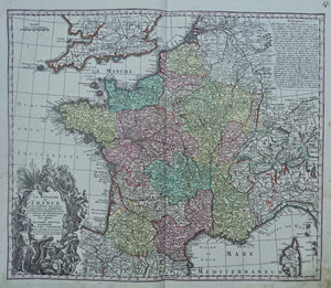 Frankrijk France - M Seutter - ca 1730