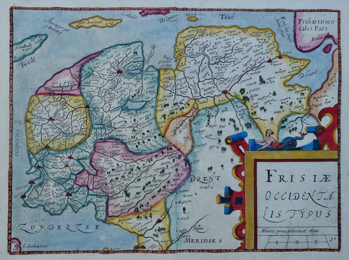 Friesland - WJ Blaeu / L Guicciardini - 1613