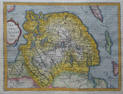 Friesland - F Hogenberg / J Metellus - 1602