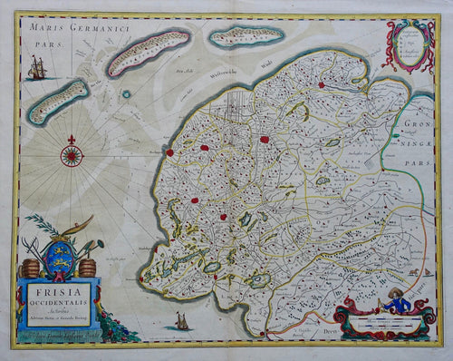 Friesland - Johannes Janssonius - 1649