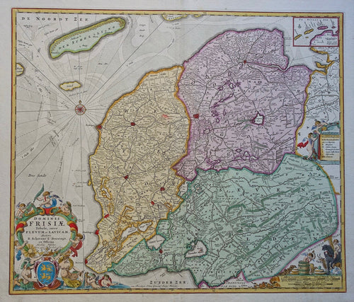 Friesland - N Visscher / P Schenk jr - ca. 1738