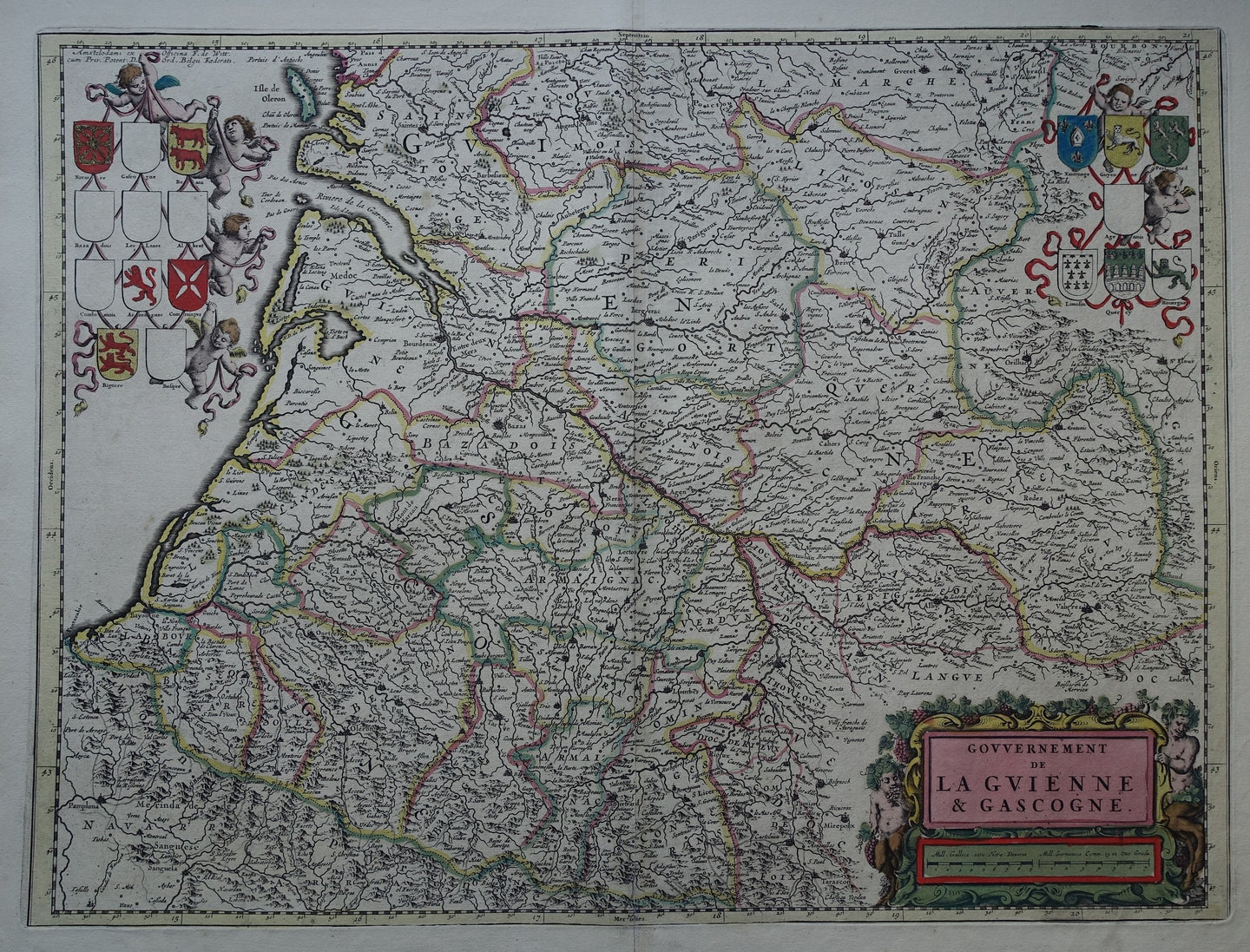 Frankrijk Gascogne France - F de Wit - ca 1680
