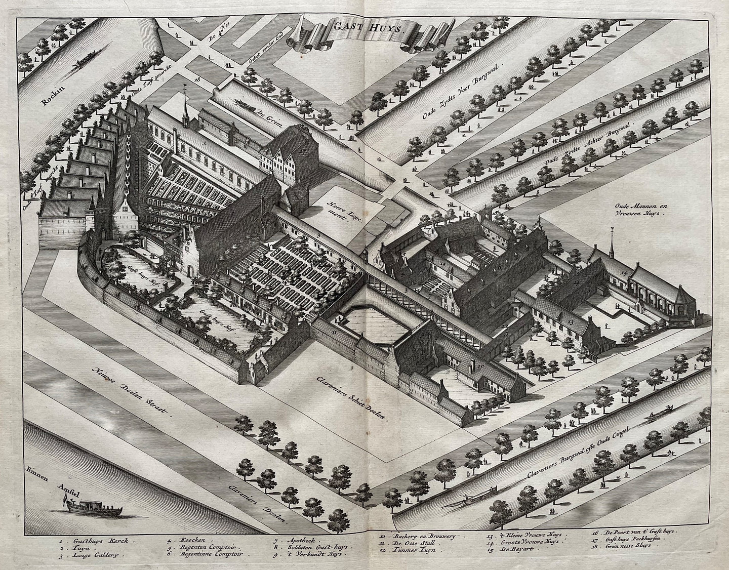 Amsterdam Binnengasthuis - C Commelin - 1693