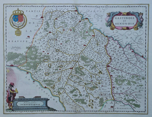 Frankrijk Central France Orleans Montargis Sens - Willem en Joan Blaeu - ca 1645