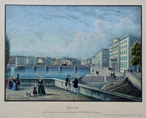 Zwitserland Genève Switzerland Geneva - R Dikenmann - ca 1860