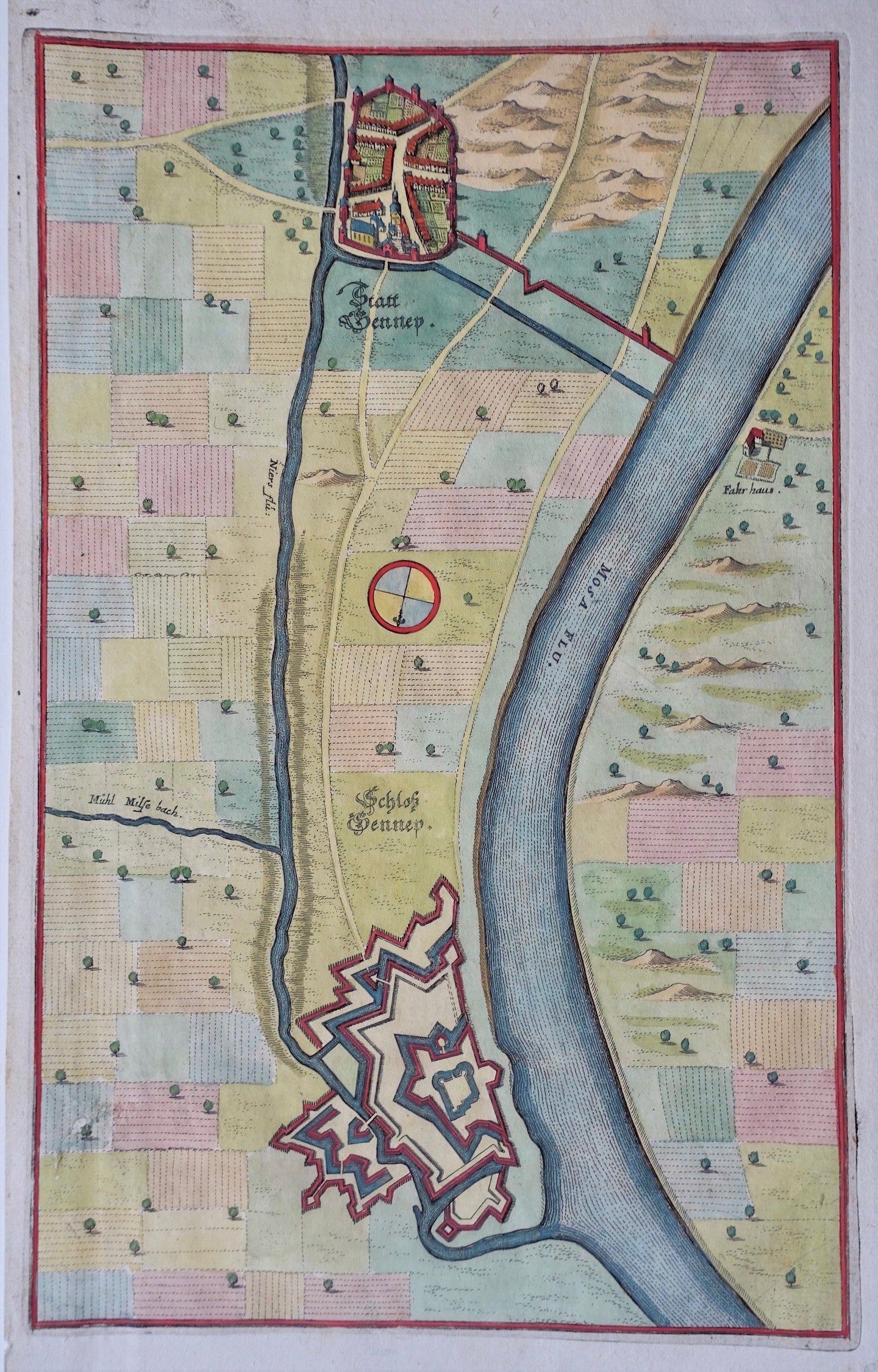 Gennep - M Merian - 1647