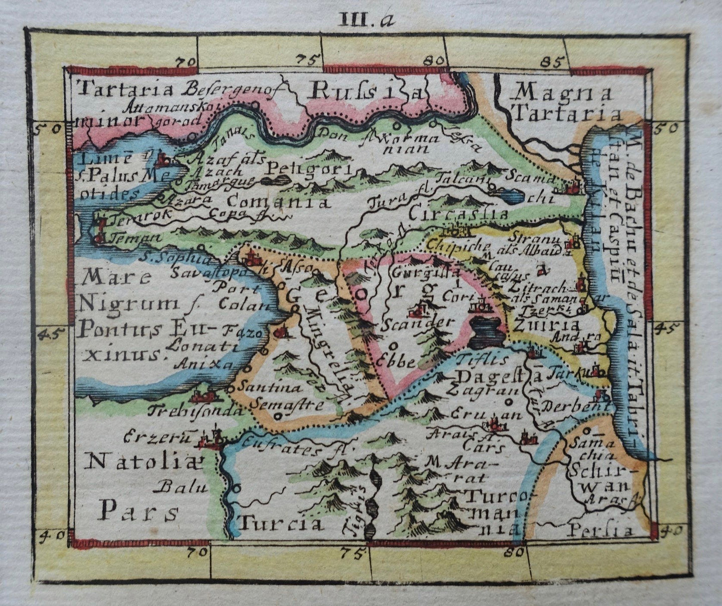 Kaukasus Rusland Caucasus Russia - J U Müller - 1702