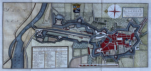 Goes Stadsplattegrond - I Tirion - 1753