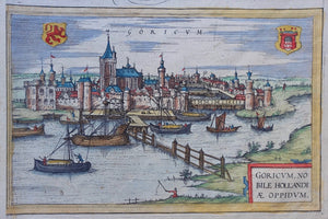 Gorinchem Aanzicht - G Braun & F Hogenberg - ca. 1585