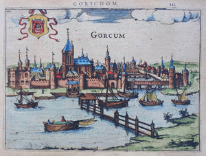 Gorinchem Profielgezicht Gorkum - J Jansz / L Guicciardini - 1613