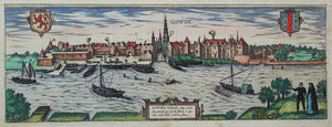 Gouda Aanzicht - G Braun & F Hogenberg - 1588
