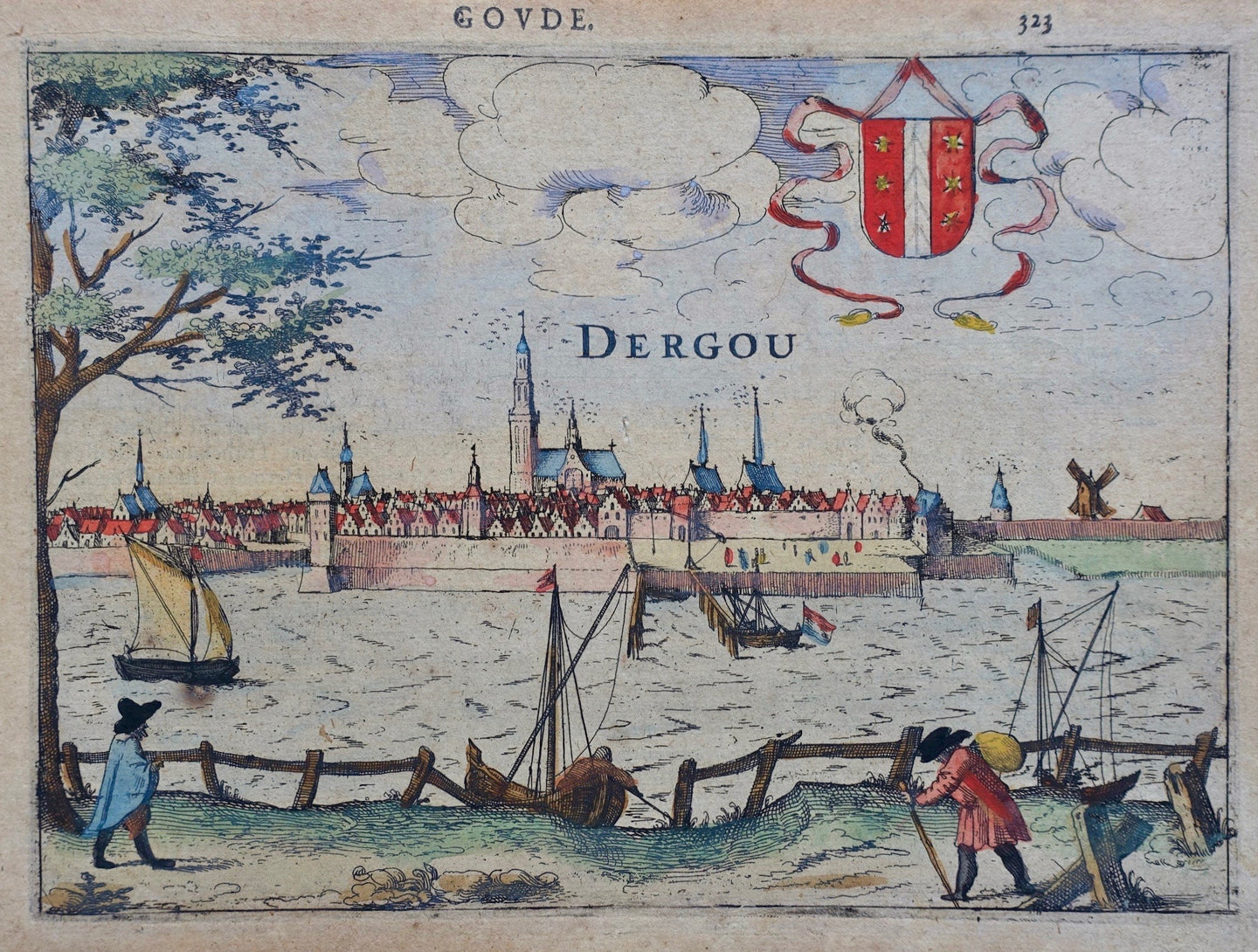 Gouda Profielgezicht - J Jansz / L Guicciardini - 1613