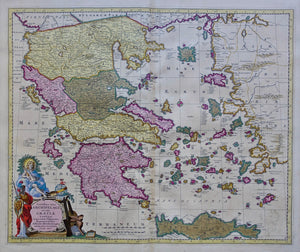 Griekenland Greece - Nicolaes Visscher - circa 1689