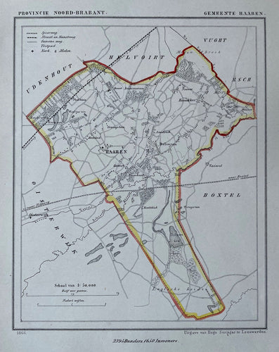 Haaren - J Kuijper / H Suringar - 1866