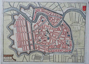 Haarlem Stadsplattegrond - J Harrewijn - ca. 1710