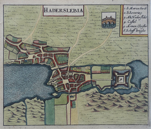 Denemarken Haderslev Denmark - M Zeiller - 1655