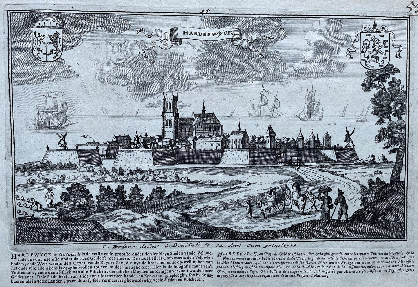 Harderwijk - J Peeters & C Bouttats - 1674