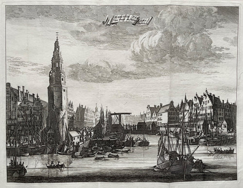 Amsterdam Haringpakkerstoren - C Commelin - 1726