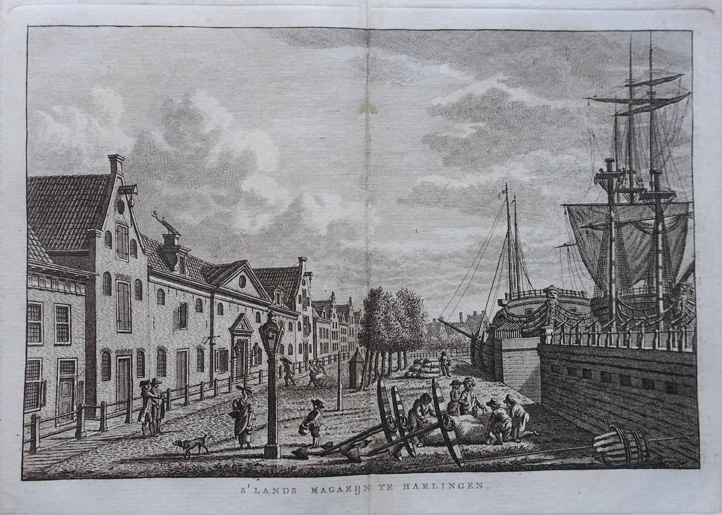 Harlingen 's 'Lands Magazijn' - KF Bendorp - 1793