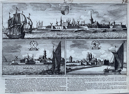 Harlingen Stavoren Sneek - J Peeters & C Bouttats - 1674