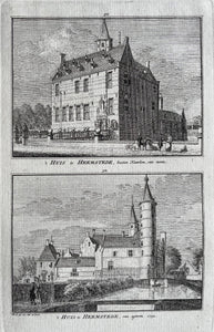 Heemstede Het Huis te Heemstede - H Spilman - ca. 1750