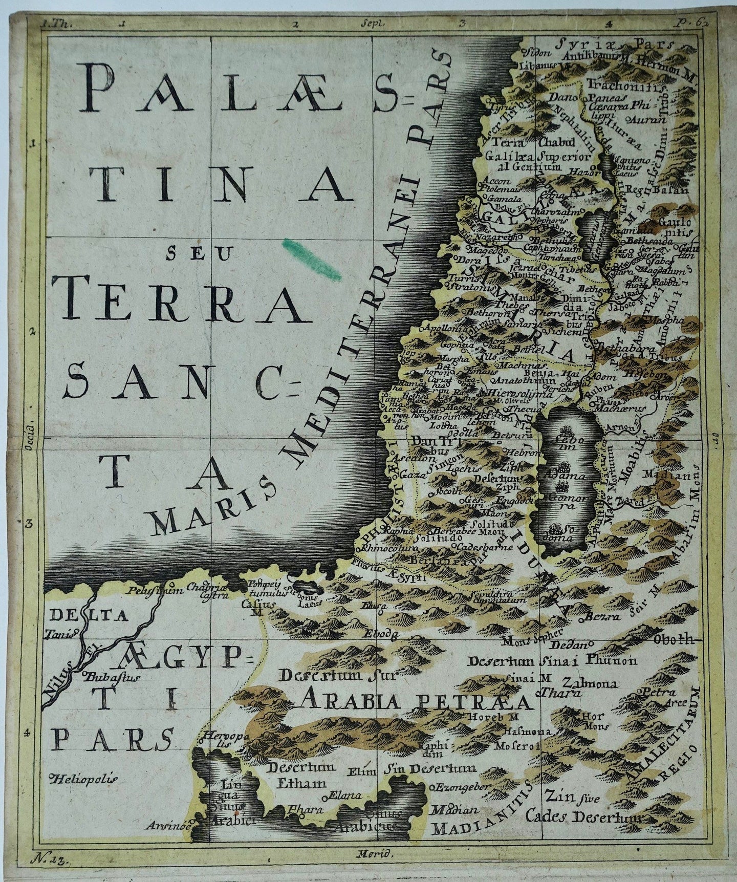 Israël Heilige Land Israel Holy Land - F Wagner - 1737