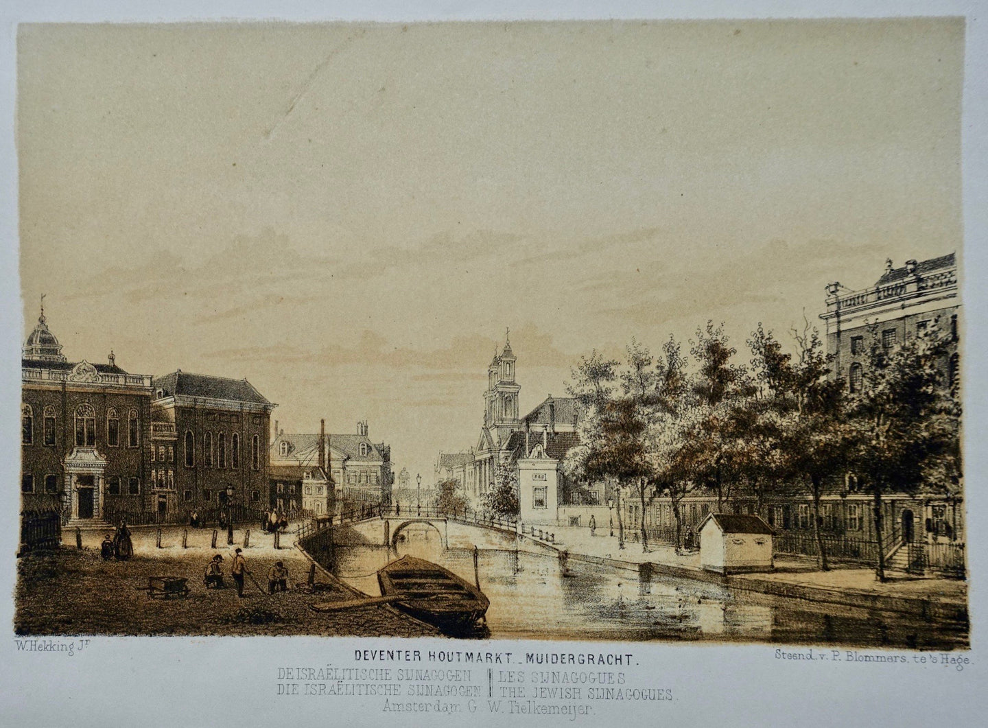 Amsterdam Synagogen - W Hekking jr/ GW Tielkemeijer - 1861