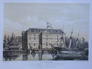Amsterdam Kattenburg 's Lands Zeemagazijn - W Hekking jr/ GW Tielkemeijer - 1861