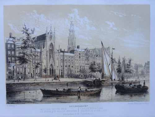 Amsterdam Keizersgracht - W Hekking jr/ GW Tielkemeijer - 1869