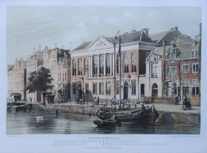 Amsterdam Kloveniersburgwal Compagnietheater - W Hekking jr/ GW Tielkemeijer - 1861