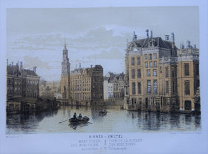 Amsterdam Munttoren - W Hekking jr/ GW Tielkemeijer - 1861