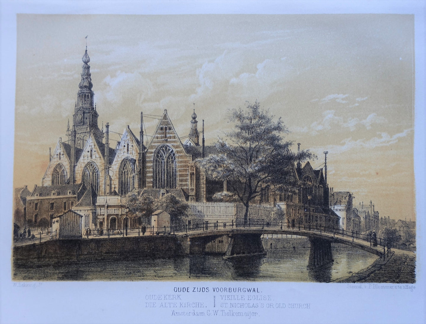 Amsterdam Oude Kerk - W Hekking jr/ GW Tielkemeijer - 1861
