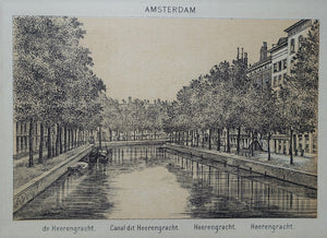 Amsterdam Herengracht - JF Haeseker - 1883