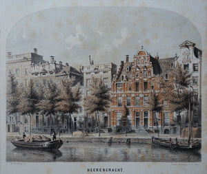 Amsterdam Herengracht - W Hekking jr/ GW Tielkemeijer - 1861
