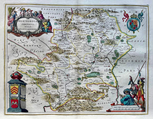 Engeland Hertfordshire England British Isles - J Blaeu - circa 1659