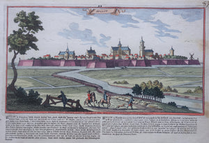 Hulst Gezicht op de stad - J Peeters & C Bouttats - 1674
