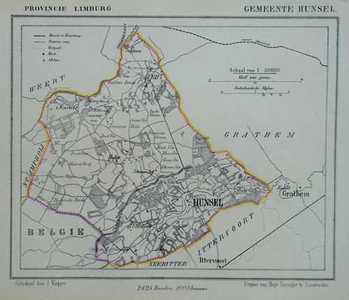 Hunsel - Kuijper / Suringar - ca. 1867