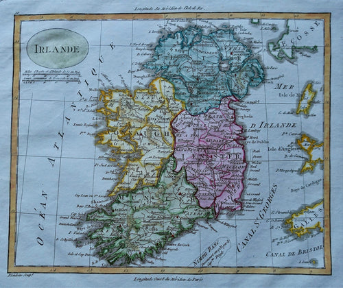 Ierland British Isles Ireland - A Blondeau - 1802