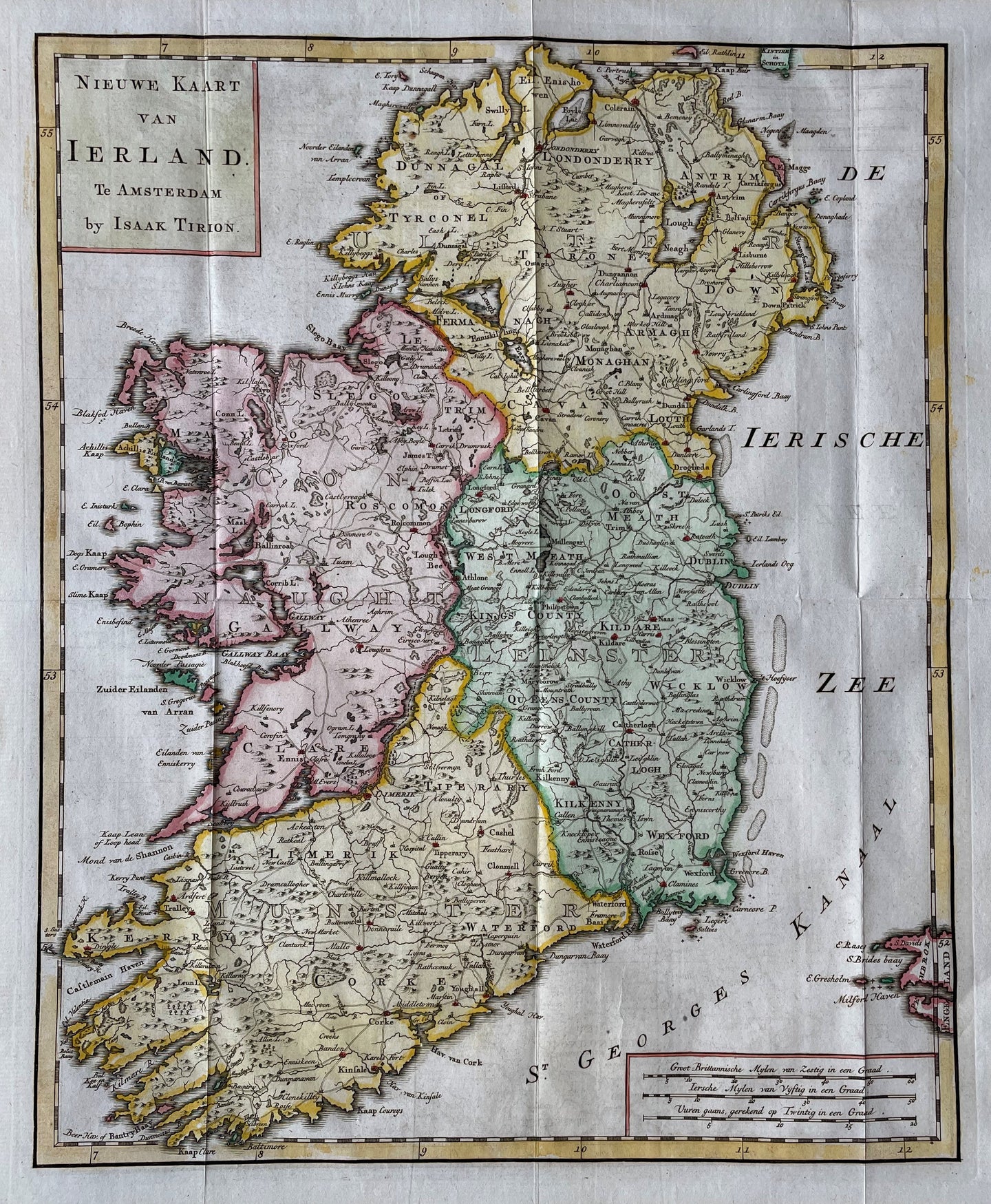 Ierland British Isles Ireland - I Tirion - 1755