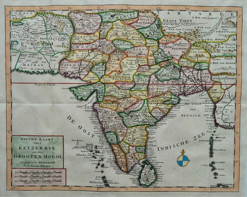 India - I Tirion / J Keyser - ca 1732