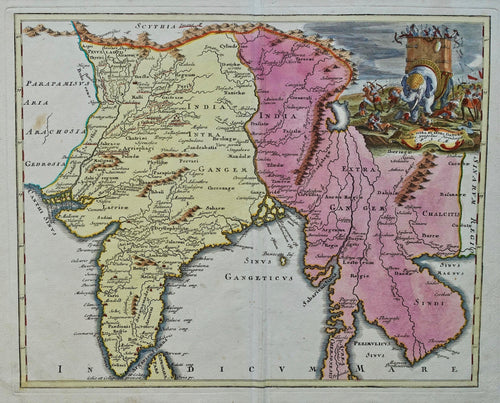 India ancient India - JC Weigel - circa 1720
