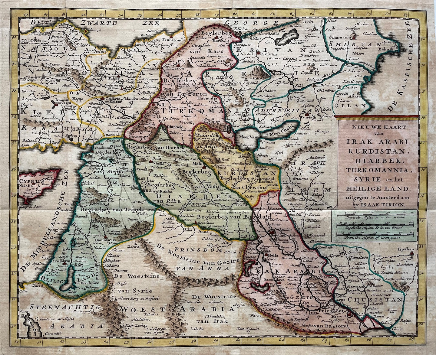 Midden-Oosten - I Tirion / J Keizer - circa 1740