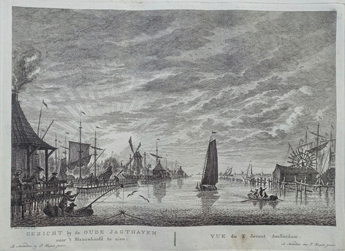 Amsterdam Oude Jachthaven - P Fouquet - 1783
