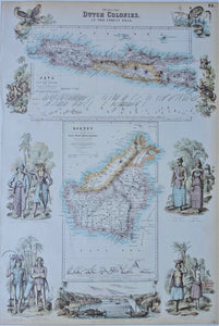 Indonesië Java Borneo Indonesia - A Fullarton - 1860