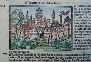 Israël Heilige Land Jeruzalem Israel Holy Land Jerusalem - Jacobus Philippus de Bergamo - 1553